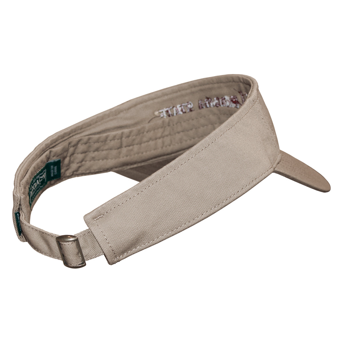 Legacy Arrowhead/Florida State Seminoles Adjustable Twill Visor - Khaki