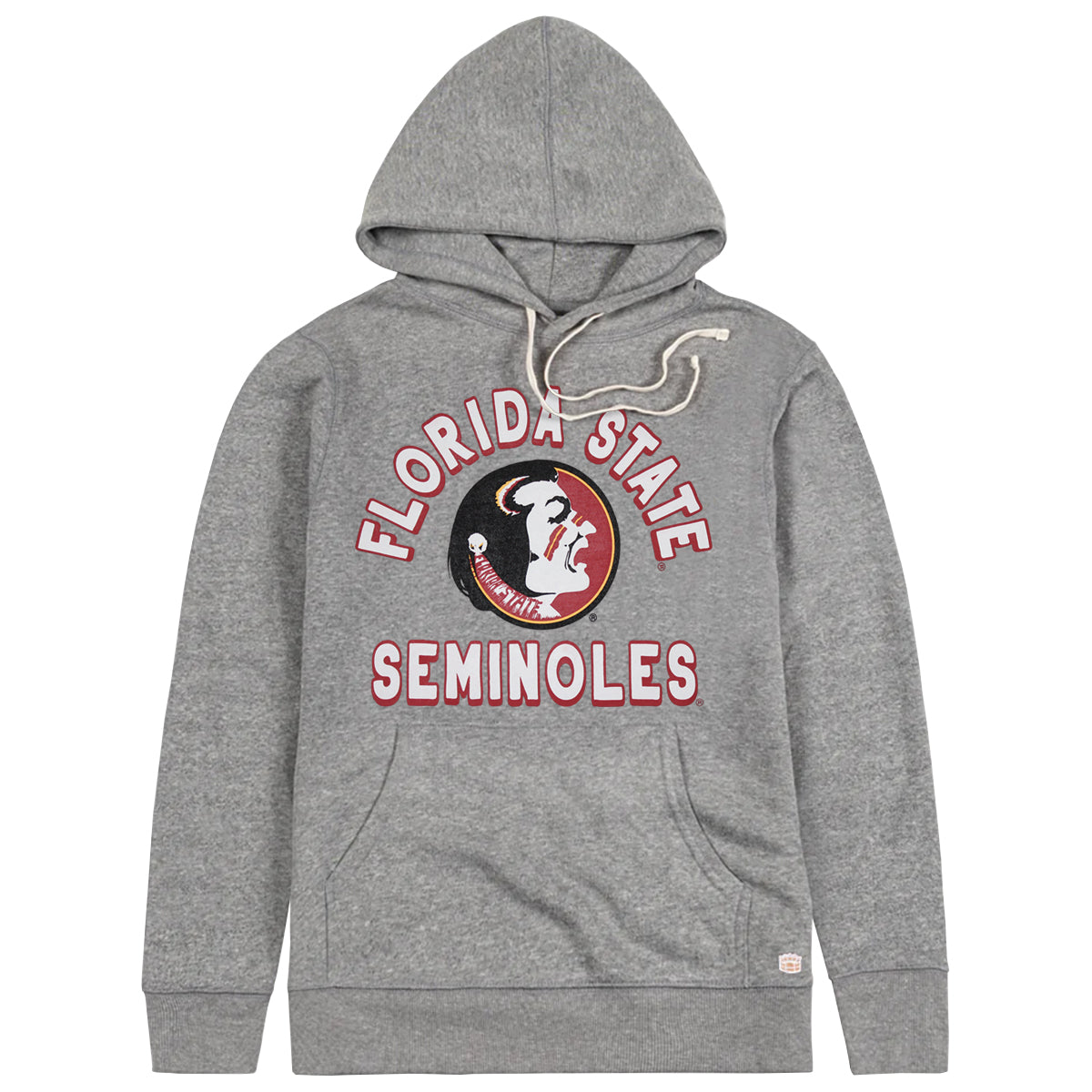 Homefield Men's Vault Florida State Seminoles/Seminole Logo Vintage Tri-blend Hood - Vintage Grey