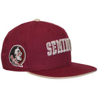 Nike Seminoles Pro Square Flat Bill Adjustable Cap - Garnet