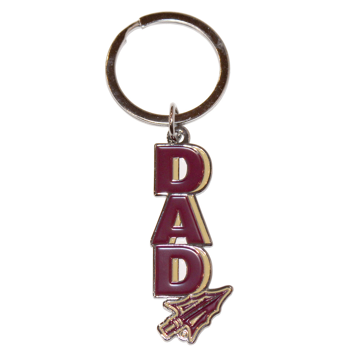 Neil Enterprises Dad Arrowhead Metal Keytag