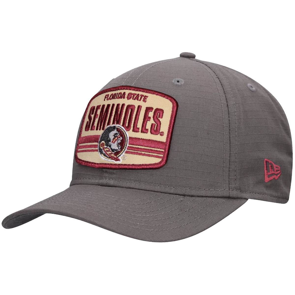 New Era Men's Florida State Seminoles/Seminole Logo Patch 970SS Adjustable Cap - Graphite