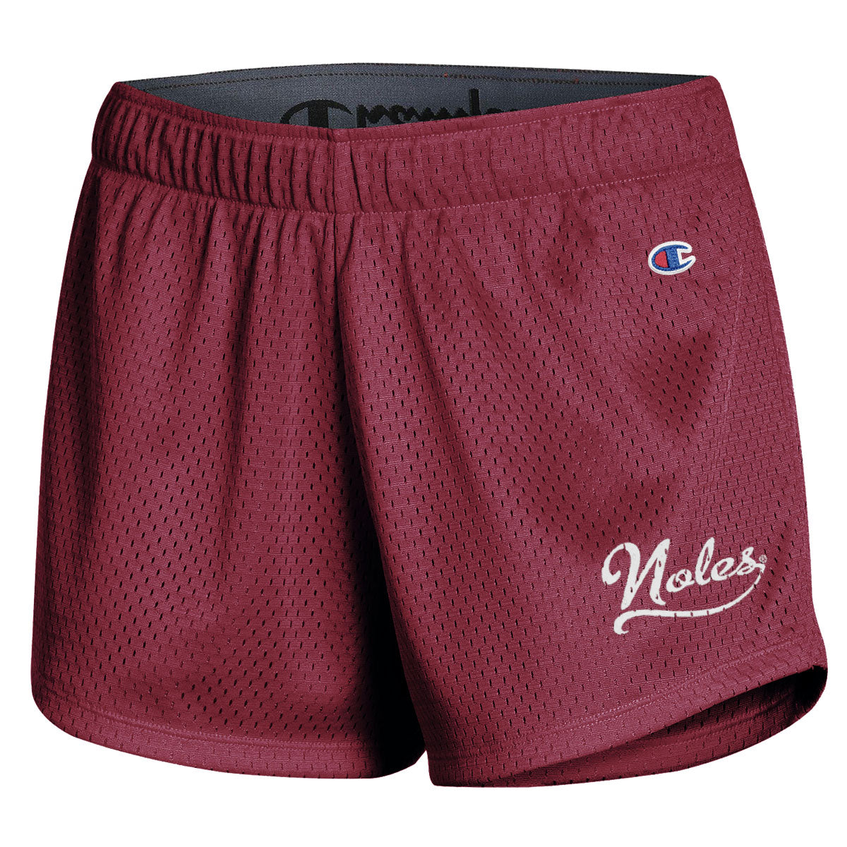 Champion Women's Noles Script Design Mesh Short Garnet – Garnet