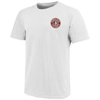 Image One Men's Florida State University Bang the Drum Design Short Sleeve T-shirt - White