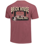 Image One Comfort Colors Florida State Brick House Design Short Sleeve T-shirt - Brick