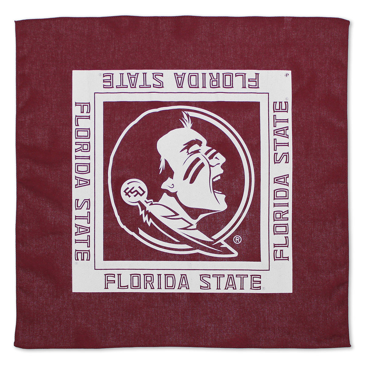 Spirit Products Seminole Logo/Florida State Bandana - Garnet