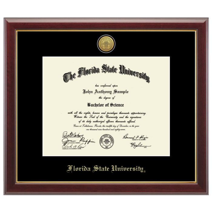 Church Hill Classics Gold Engraved Medallion Diploma Frame - Gallery