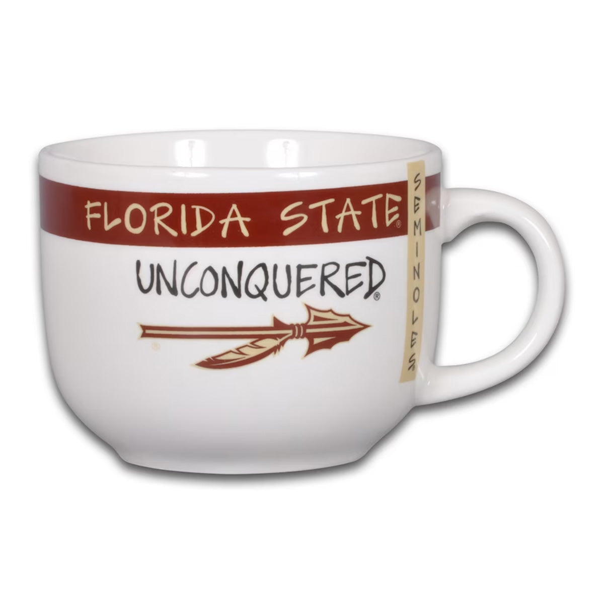 Magnolia Lane Florida State Unconquered Spear Design Soup Mug