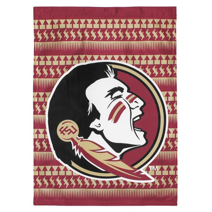 Sewing Concepts Seminole Head Tribal Pattern Garden Flag