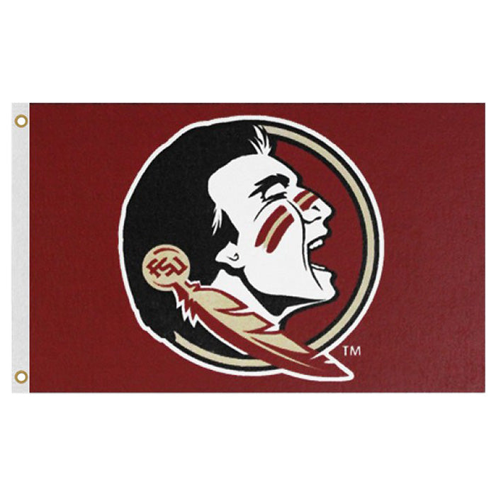 Sewing Concepts Seminole Logo Silk Screen 3x5 Flag