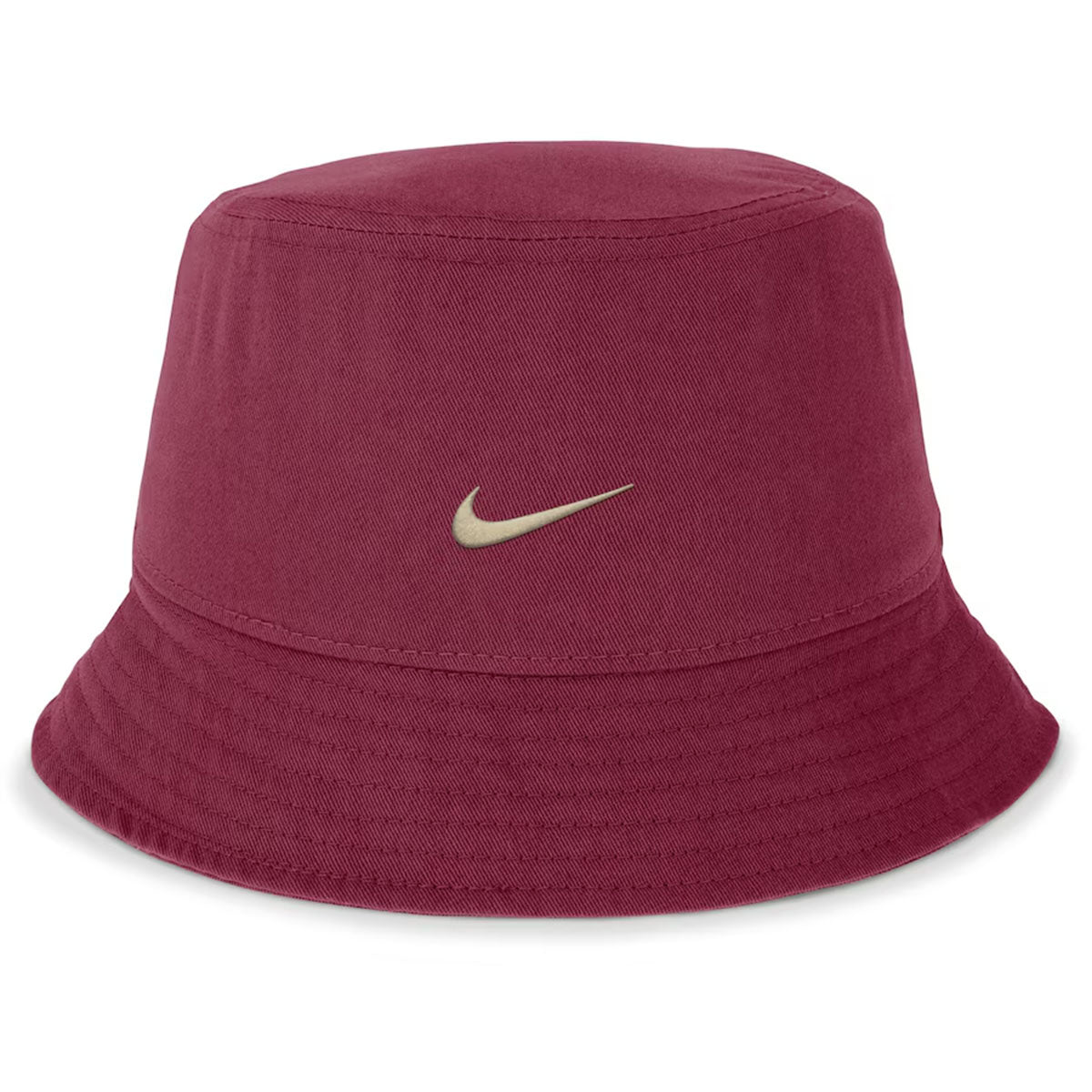 Nike Men's Stacked FSU Apex Swoosh Bucket Cap - Garnet