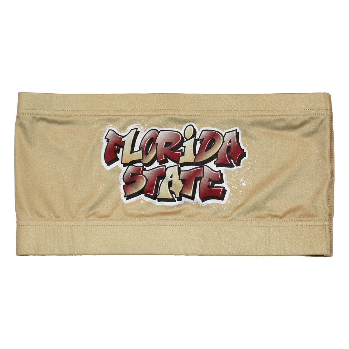 ZooZatz Women's Florida State Graffiti Design Bandeau - Gold