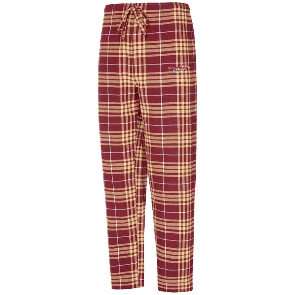 Comcept Sports Men's Florida State Seminoles/Spear Logo T-shirt and Flannel Pant Sleep Set - Garnet/Gold
