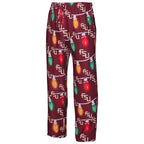 Concept Sports Men's Stacked FSU Stringed Light Design 2024 Holiday Sleep Set - Garnet