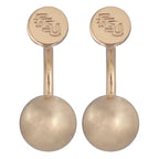 Emerson Street Stacked FSU Gold Ball Earrings
