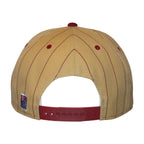 The Game Men's Florida State University Seminoles Design Adjustable Pinstripe Snapback Cap - Garnet/Gold