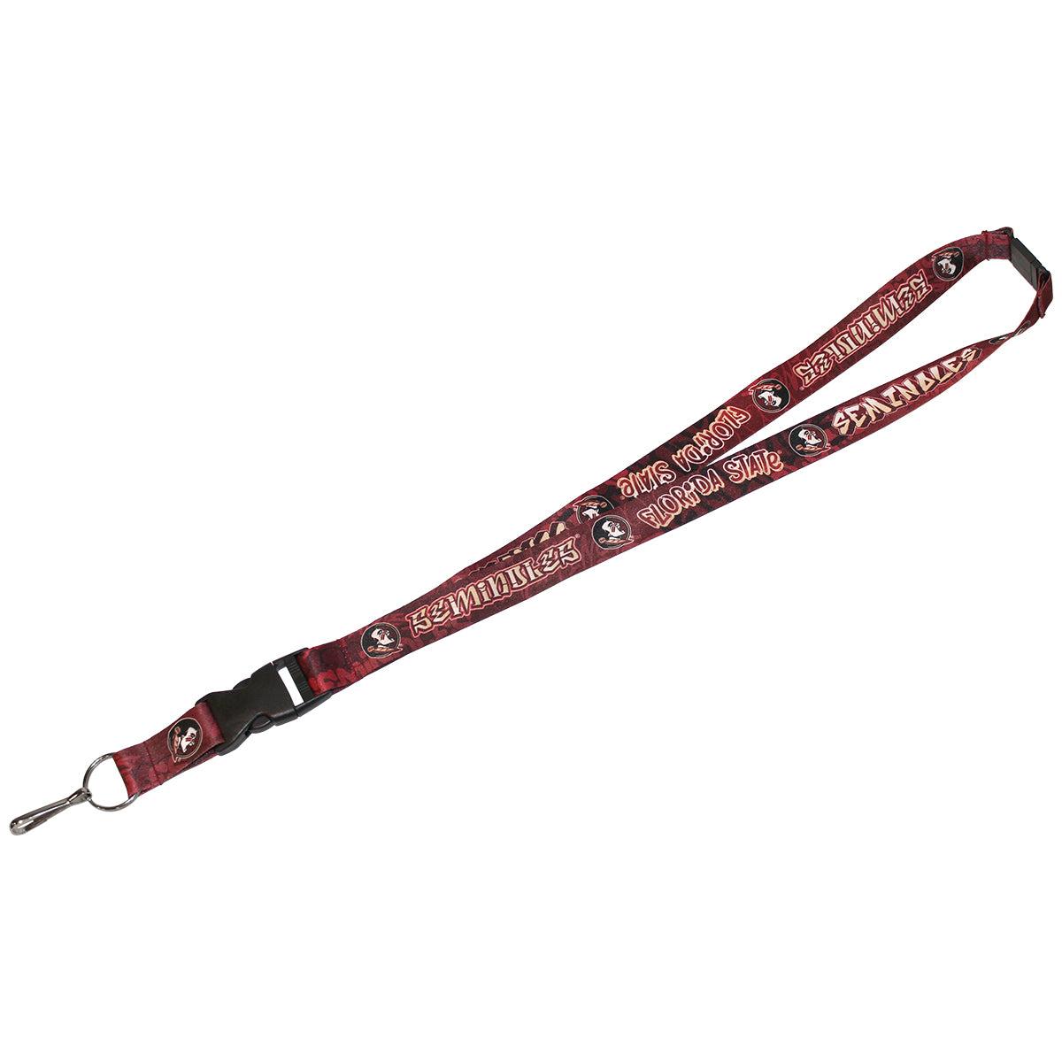 Aminco Florida State Seminoles/Seminole Logo Graffiti Design Lanyard - Garnet