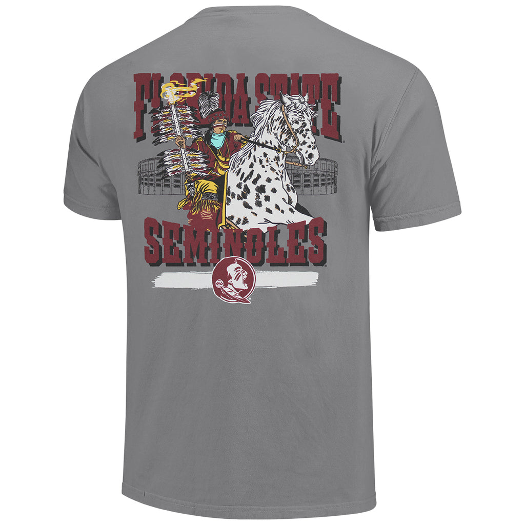 florida state dress shirts Women's WEAR by Erin Andrews Heather Gray Florida State Seminoles Knotted T-Shirt Dress Size: Large