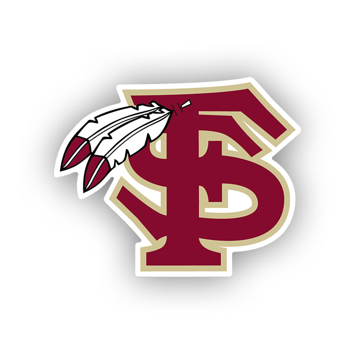 SDS FSU Interlocking FS with Feather 2 inch Dizzler Decal