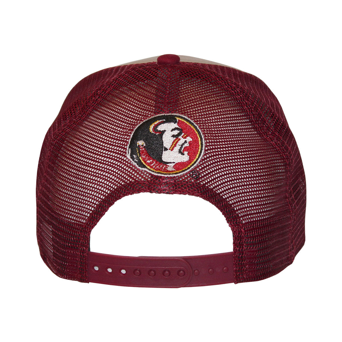 New Era Vault Arrowhead Football Design 940AF Adjustable NFL24 Sideline Cap - Garnet/Stone