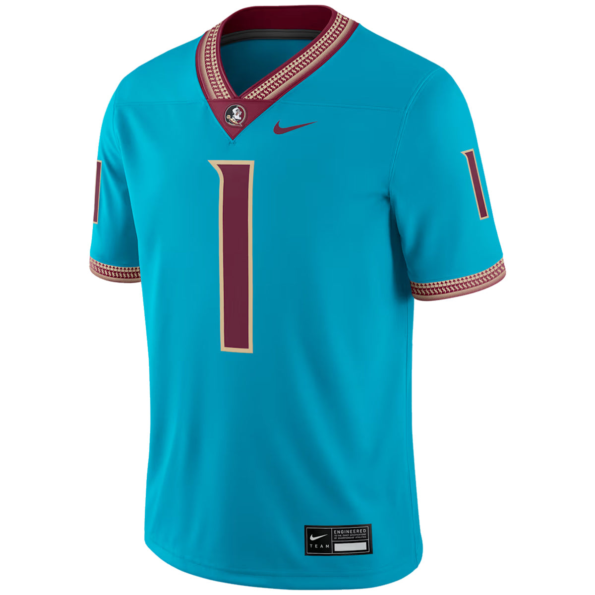 Nike Men's Florida State Replica Football Jersey - Turquoise