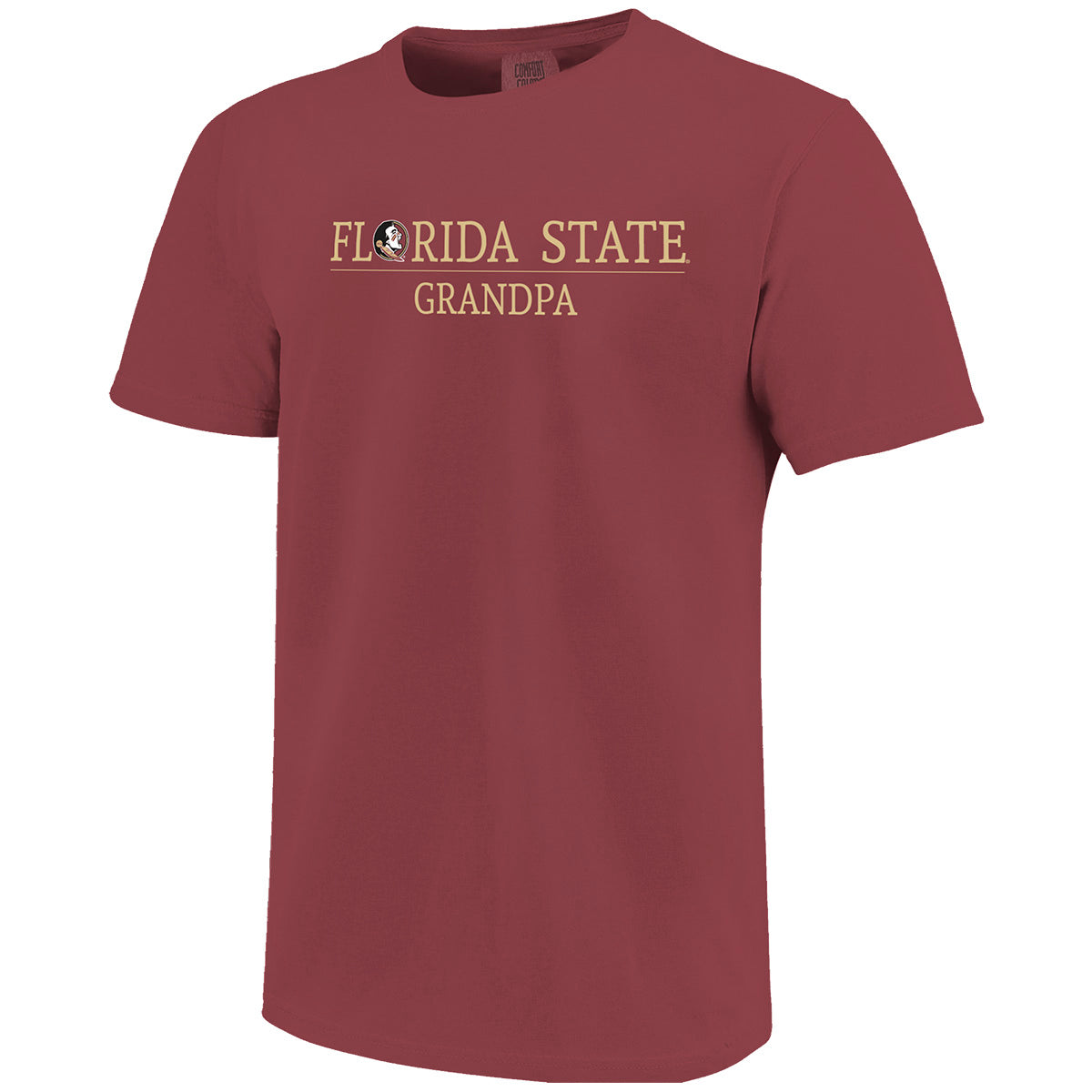 Image One Comfort Colors Florida State Grandpa Short Sleeve T-shirt - Brick
