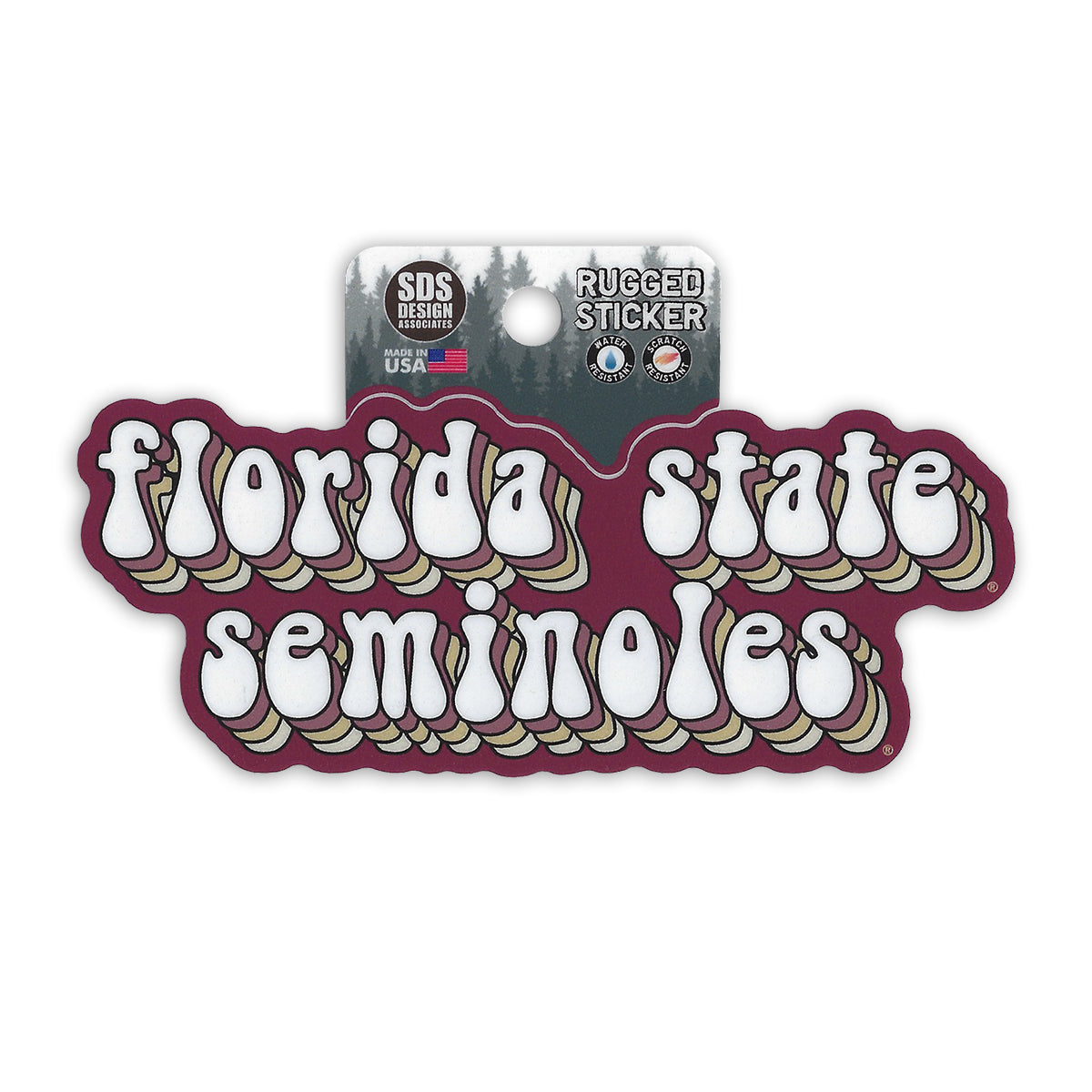 SDS Florida State Seminoles 5" Rugged Decal