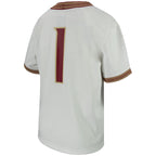 Nike Kid's Florida State Seminoles 2024 #1 Replica Football Jersey - White