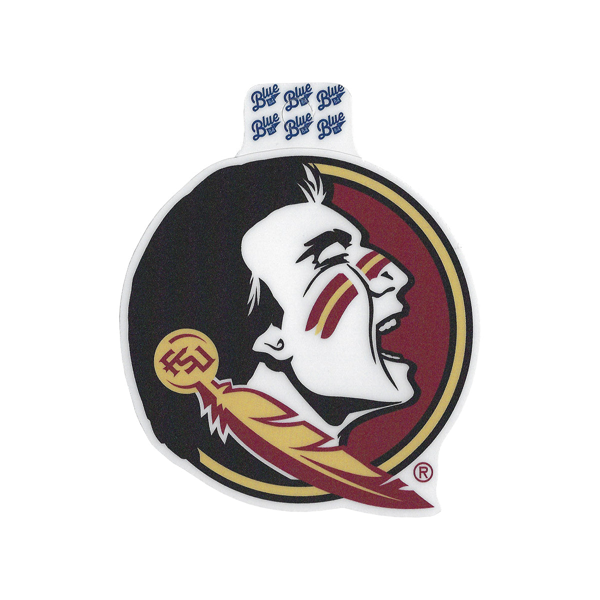Blue 84 Seminole Head Decal