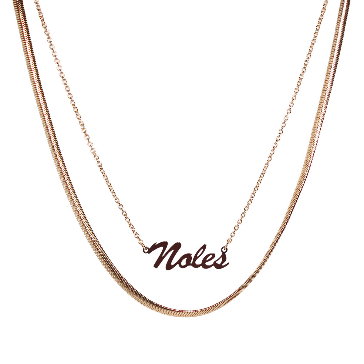 Emerson Street Noles 2-Strand Necklace
