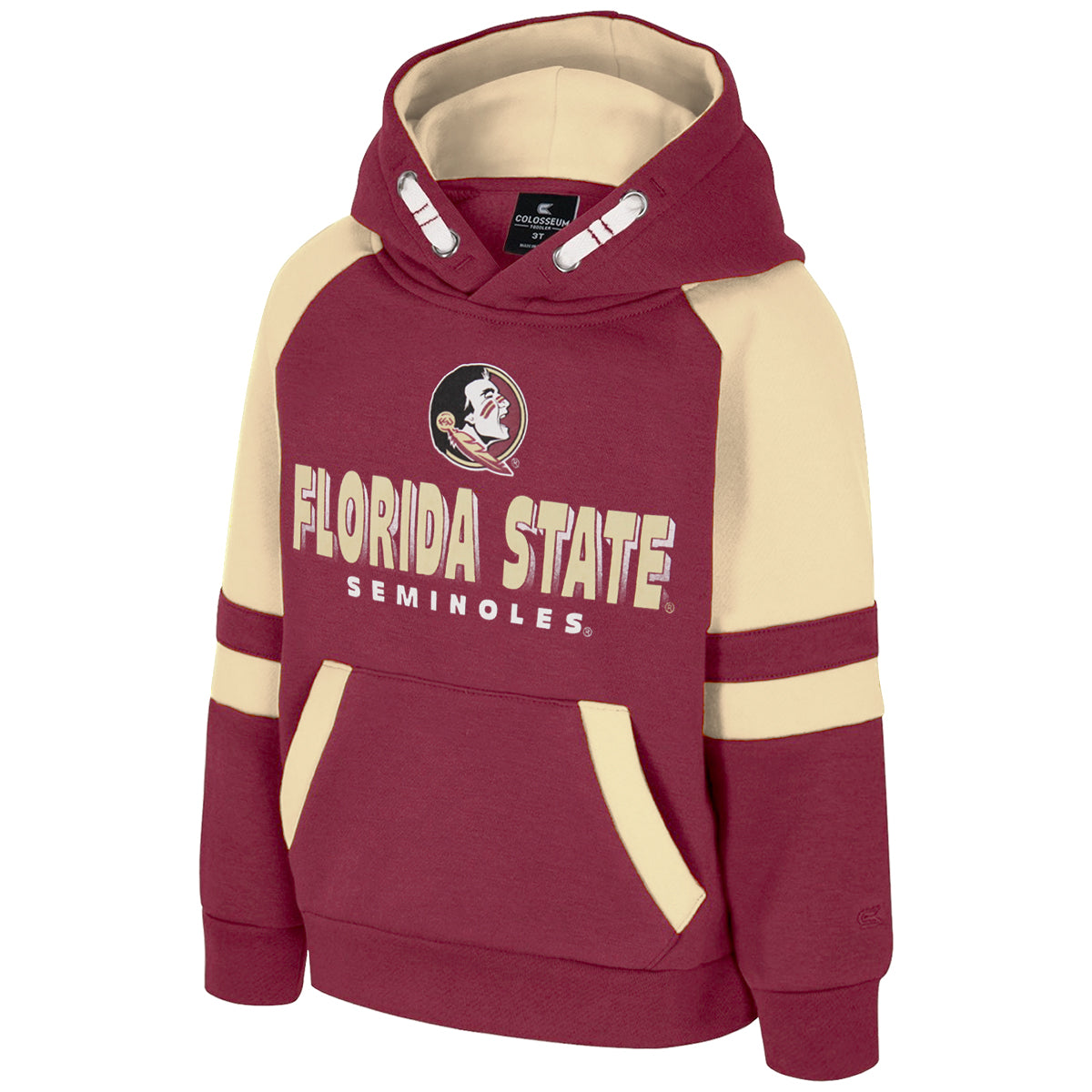 Colosseum Toddler Seminole Logo/Florida State Seminoles Hood - Garnet/Gold