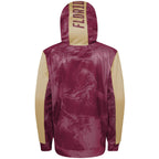 Outerstuff Youth Seminole Logo Color Blocked Performance Hood with - Garnet/Gold