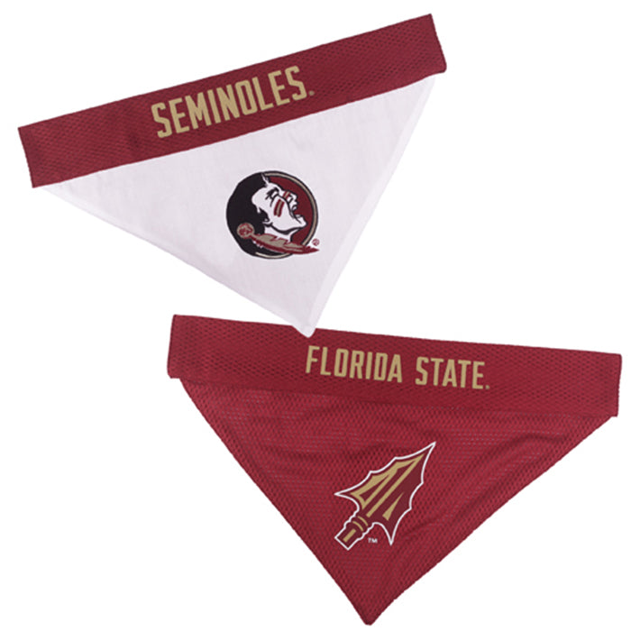 Reversible Pet Bandana with Seminole Head, Arrowhead