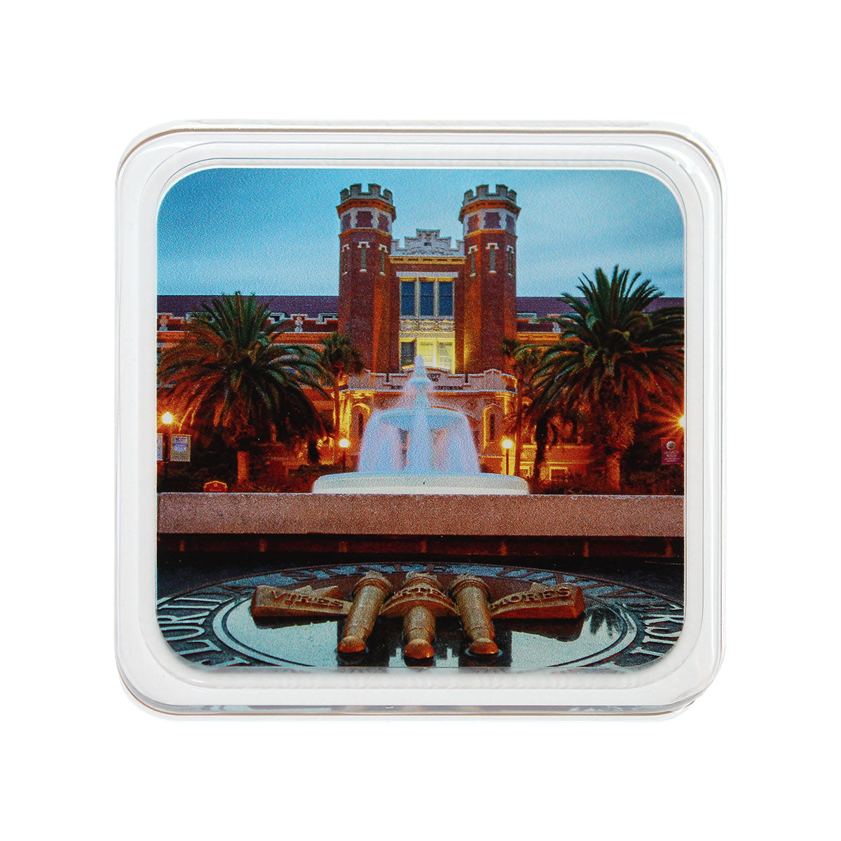 College Wall Art Westcott at Dusk Acrylic Coaster