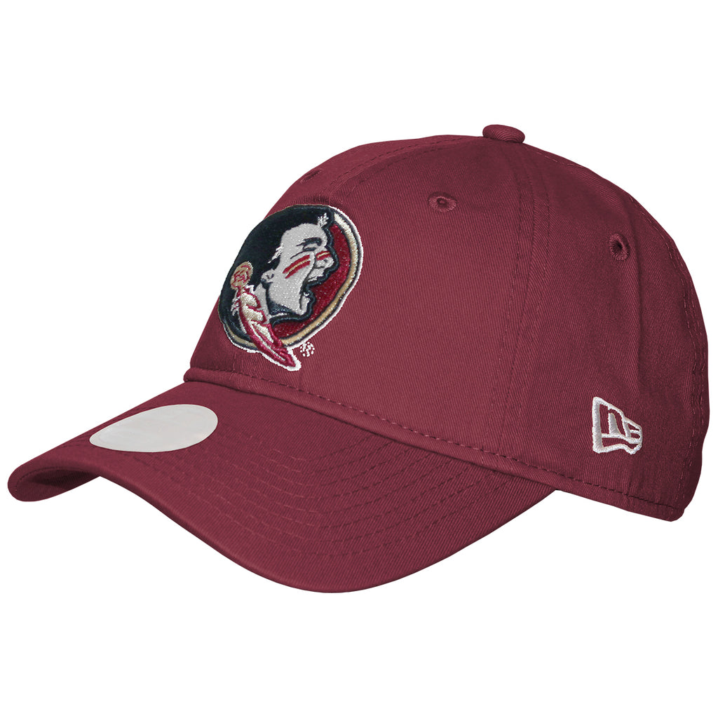 New Era Women's Seminole Logo 9Twenty Adjustable Cap - Garnet