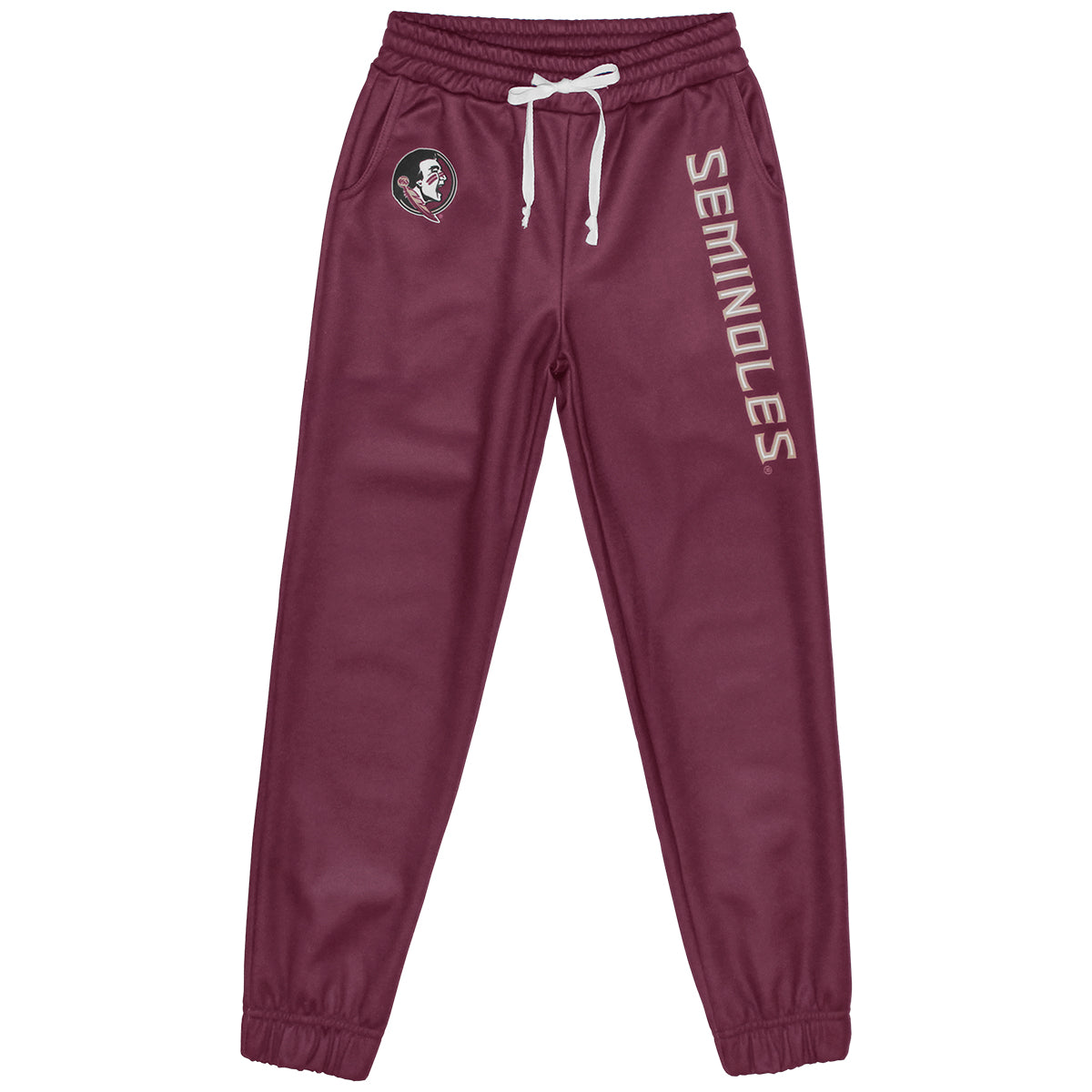 Vive La Fete Kid's Seminole Logo/Seminoles Fleece Jogger Pant - Garnet