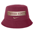 Nike Seminole Logo/Florida State Apex Bucket Hat - Garnet