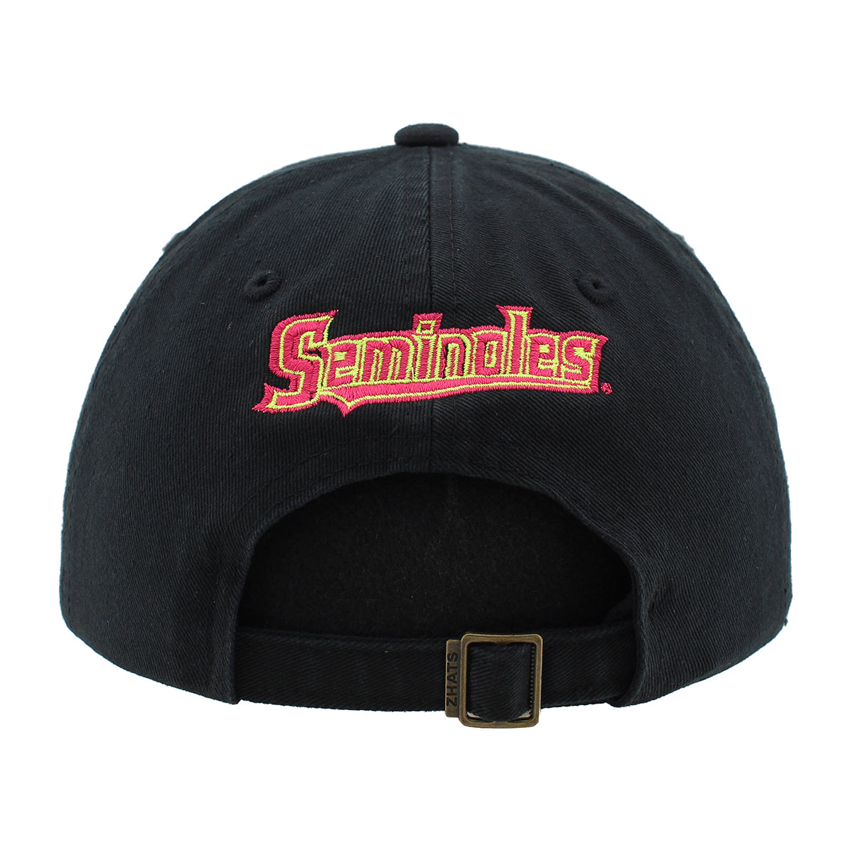 Zephyr Interlocking FS/Seminoles Adjustable Hat - Black