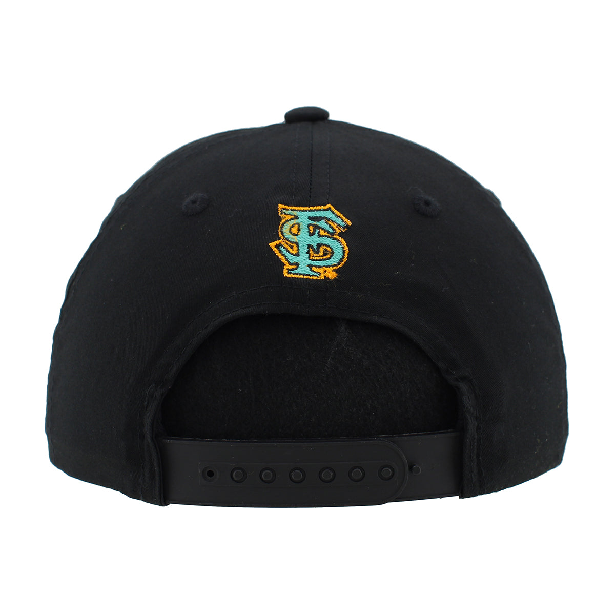 Zephyr Seminoles/Interlocking FS Adjustable Snap Back - Black