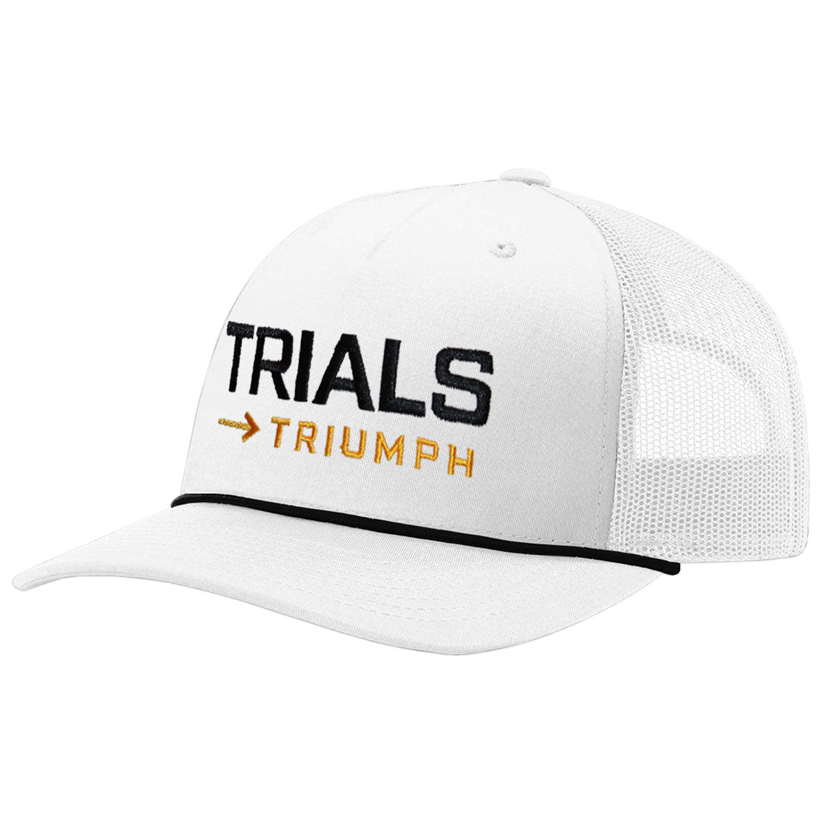 Uscape Richardson 112 Men's Trials to Triumph Adjustable Rope Trucker - White