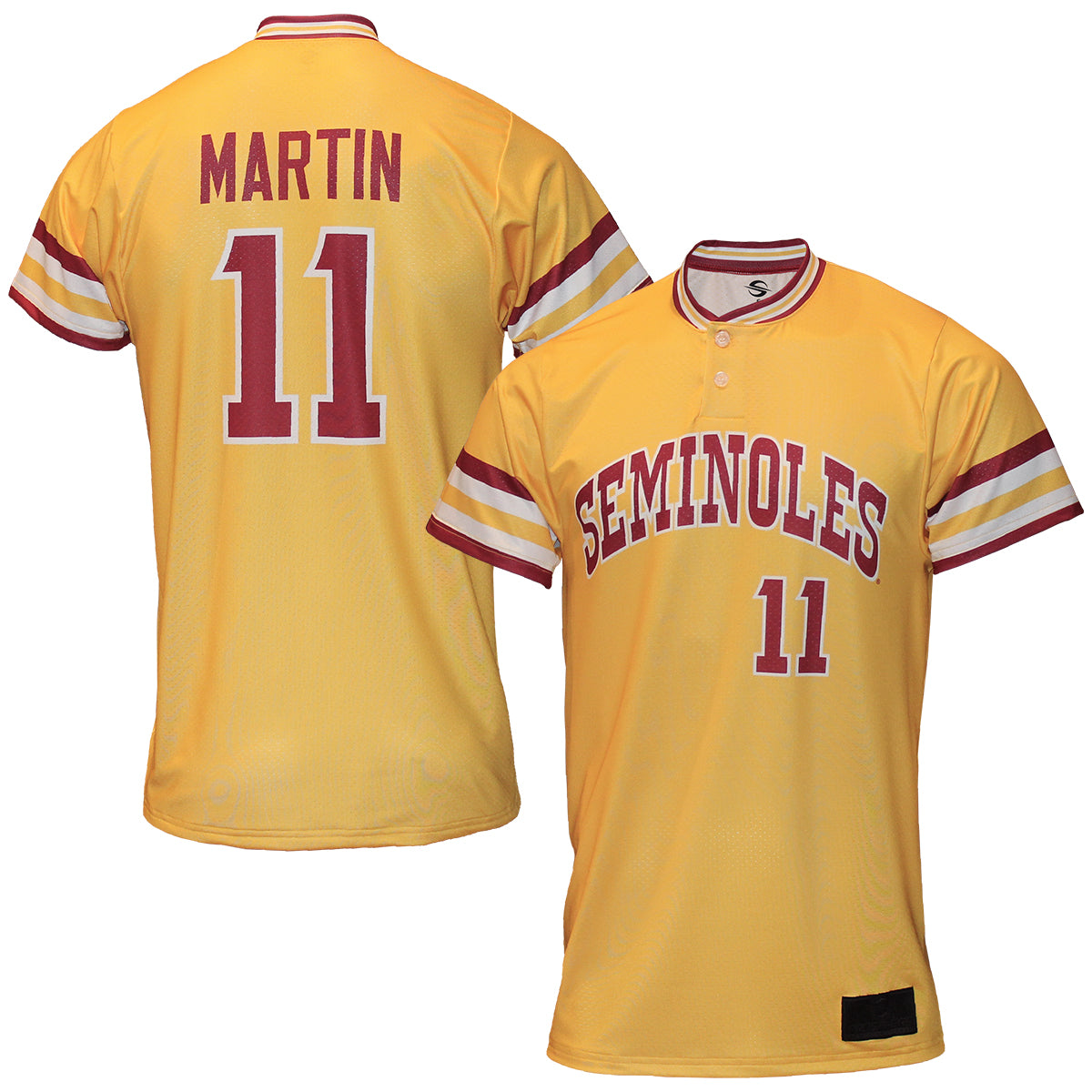 Prosphere Mike Martin Seminoles Baseball Jersey Gold Garnet Gold