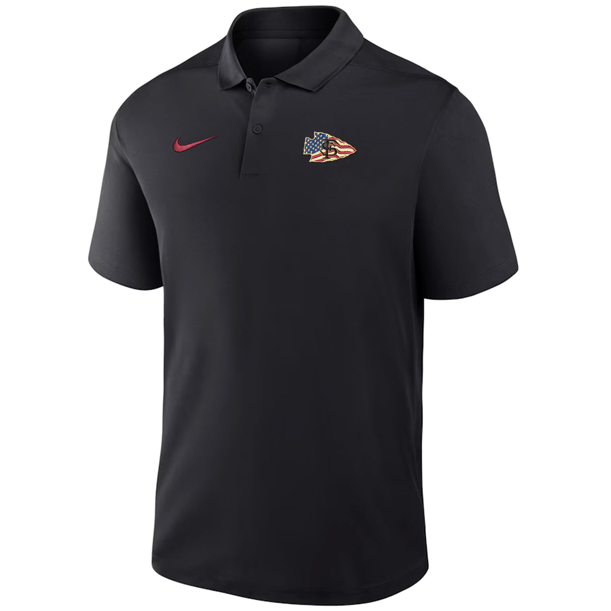 Nike Men's Veteran's Alliance Arrowhead Victory Polo - Black