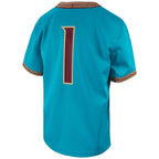 Nike Kid's Florida State Seminoles #1 Football Alternate Jersey - Turquoise