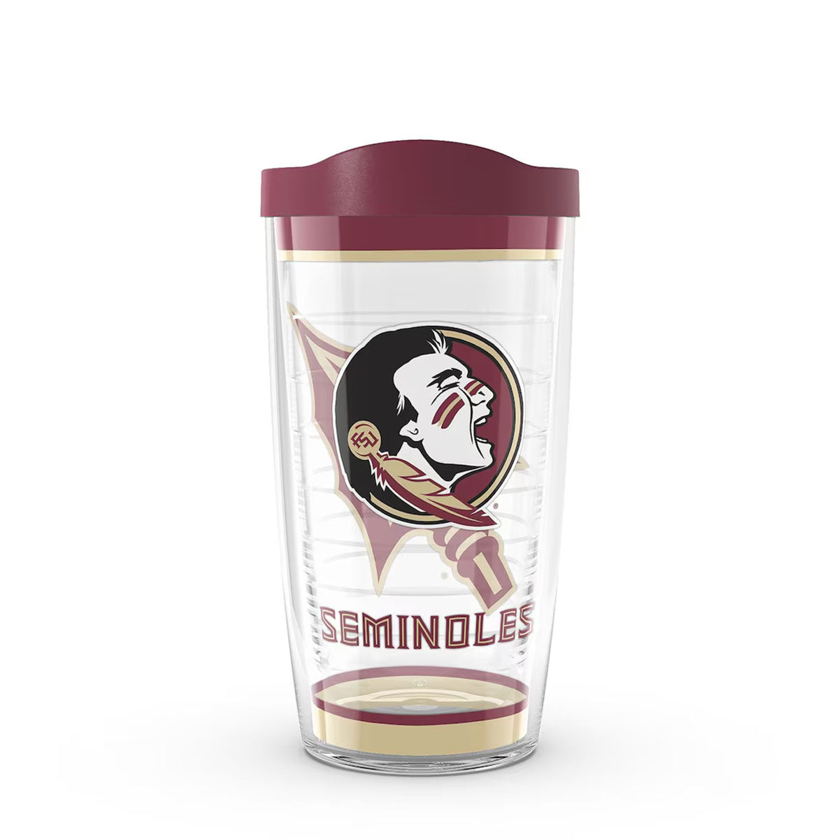 Tervis Seminole Logo Seminoles Arrowhead Design 16oz Insulated Tumbler