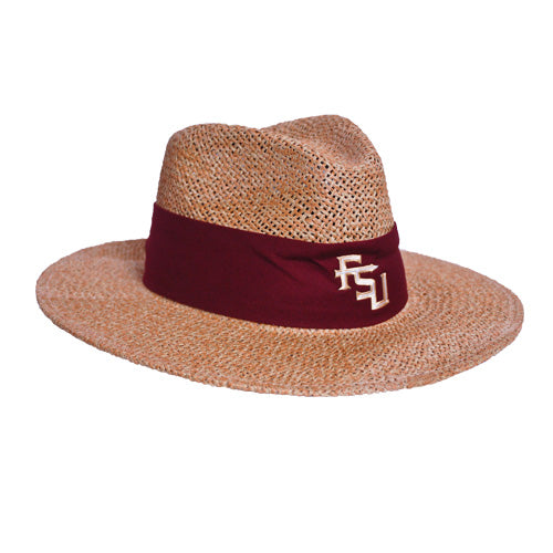 Logofit Stacked FSU Logo Straw Hat