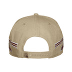 New Era Spear Design 950 Adjustable Flatbill Snapback Cap - Gold/Garnet