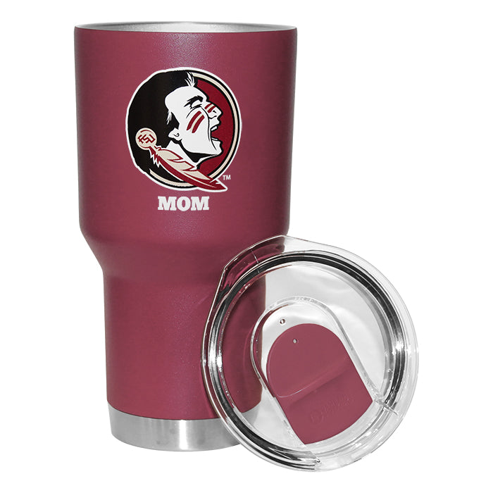 GameTime Sidekicks Seminole Mom 30oz Powder Coated Insulated Tumbler - Garnet