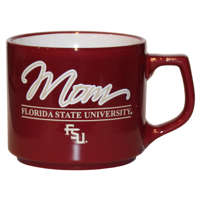 RFSJ Florida State University Mom 16oz Ceramic Mug - Garnet