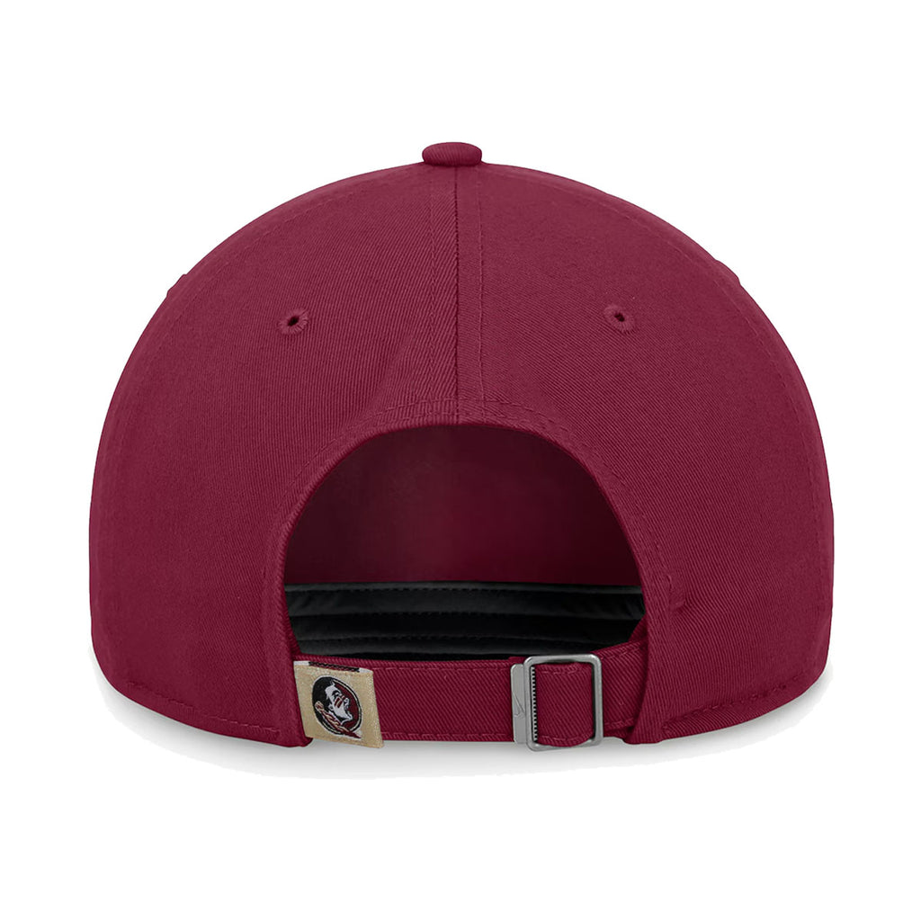 Nike Seminoles Adjustable Unstructured Club Cap - Garnet