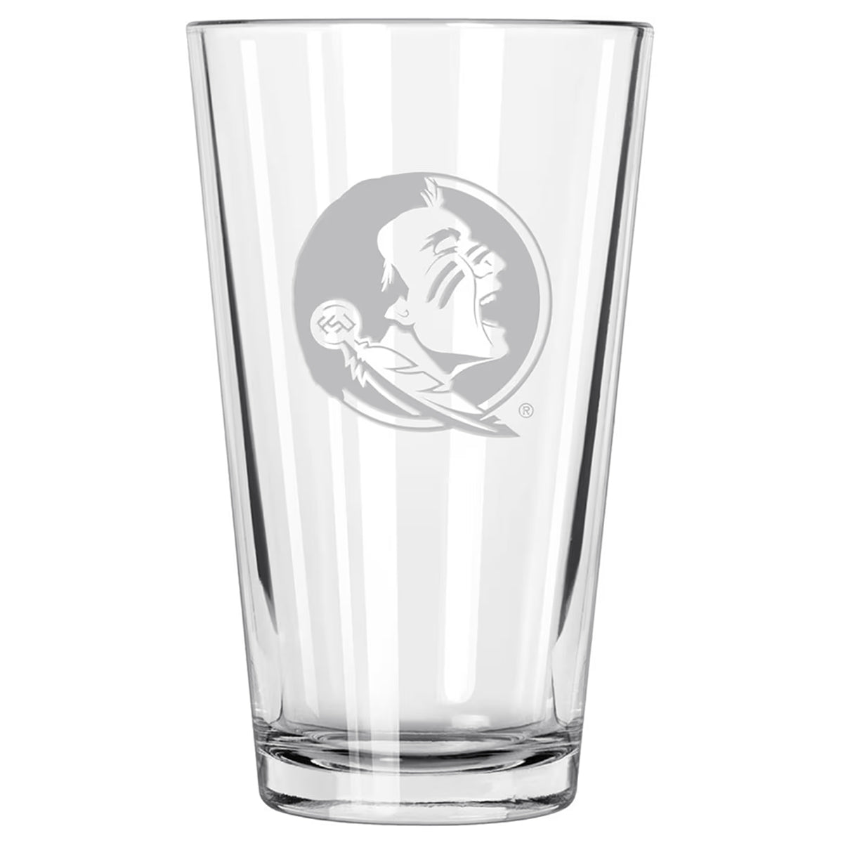 Memory Company Etched Seminole Logo 17oz Mixing Glass