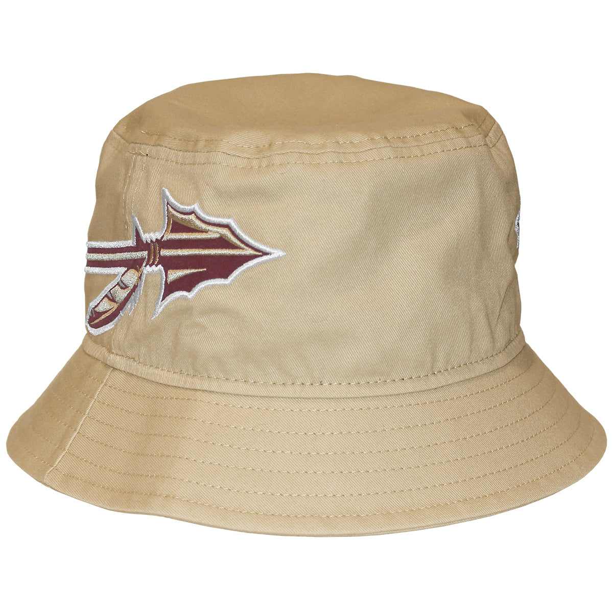 New Era Spear Logos Bucket Cap - Vegas Gold